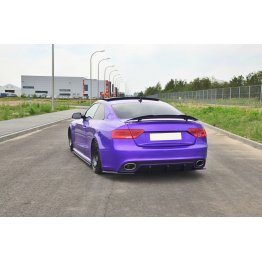 Накладки сплиттеры боковые на задний бампер на Audi RS5 B8